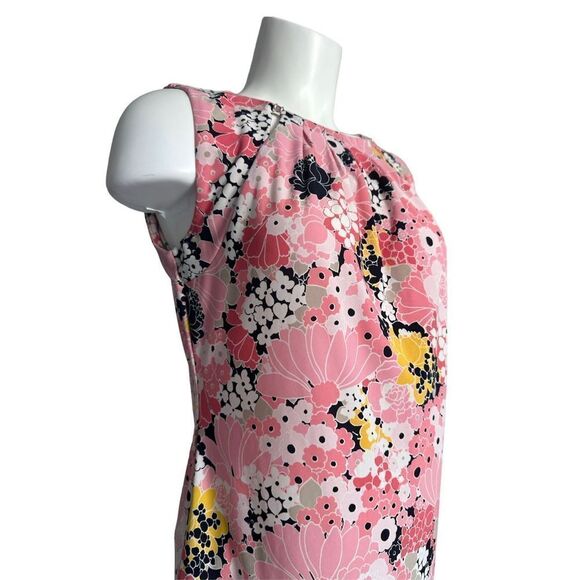 Tommy Hilfiger Women's Pink Sleeveless Floral‎ Print Blouse Size S - Picture 3 of 9